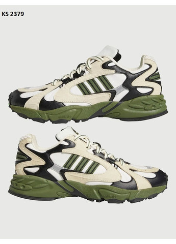Серые демисезонные кроссовки мужские adidas ivy park savage white green адидас No Brand