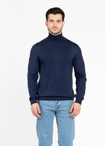 Синий зимний джемпер мужской синий Arber Roll-neck FF N-AVT142