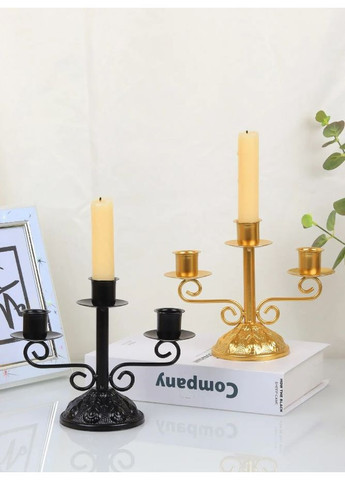 Підсвічник на 3 свічки в вінтажному стилі No Brand (292319818)