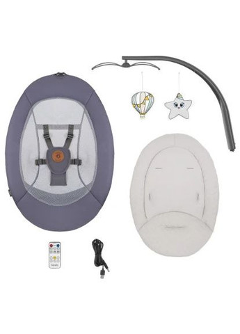 Кресло-качели (LO-) Lionelo Ralf Grey Graphite (369881572)