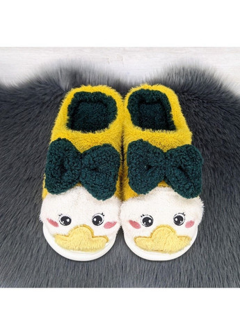 Желтые тапочки женские домашние с уточкой Fashion