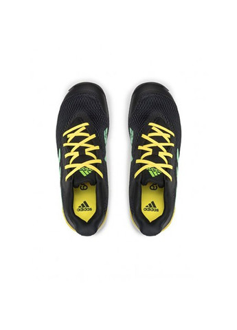 Комбіновані осінні кросівки barricade kids чорний зелений adidas