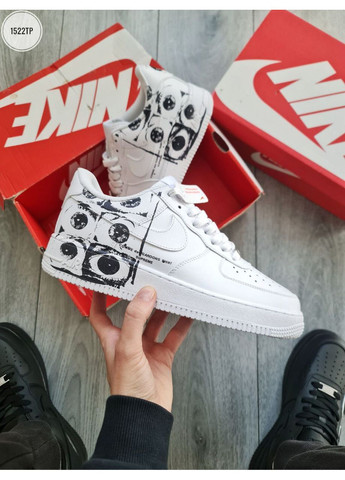 Цветные демисезонные кроссовки мужские nike air force 1 low х comme des garçons supreme найк аир форс 1 премиум No Brand