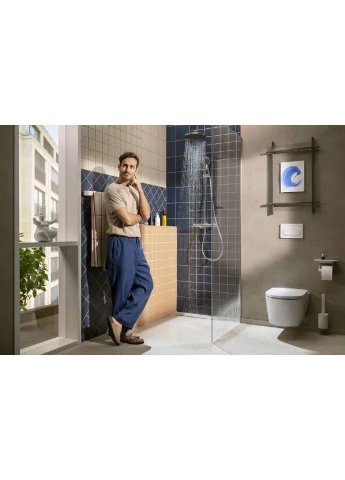 Душевая система с термостатом ACTIVERA, хром, круглая Hansgrohe (401620862)