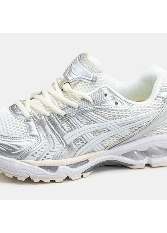 Білі кросівки чоловічі asics gel-kayano 14 white silver асікс гель кахано 14 білі демісезон No Brand