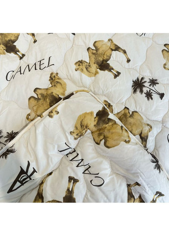 Ковдра євро з верблюжої вовни Camell wool 21429 195х215 см бежева Arda (365964072)