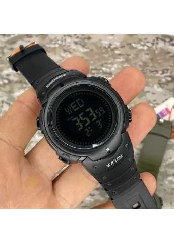 Наручные часы 1231BK All Black Smart Watch + Compass Skmei (377734756)