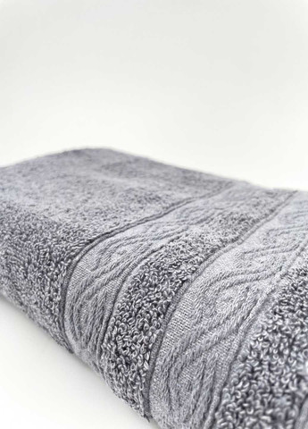 Homedec полотенце лицевое махровое 100х50 см абстрактный темно-серый производство - Турция