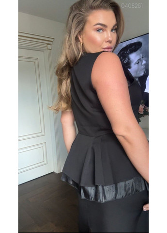 Черный женский жакет жилет №3 (чёрный) 0408251 Peony - зимний