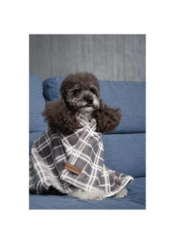 Лежак для собак Плед Bliss 1 і котів плюш картатий 70 5 см Pet Fashion (399746814)