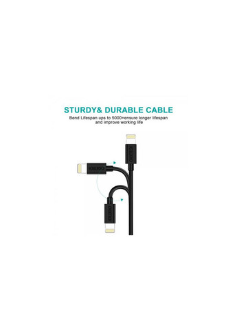 Дата кабеля (m448291) CHOETECH USB 2.0 AM to Lightning 1.8m 2.1A MFI Black (367069531)