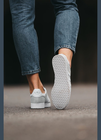 Кросівки жіночі і чоловічі Adidas Gazelle grey | Адідас Газель сірі No Brand сірі демісезони (315761813)