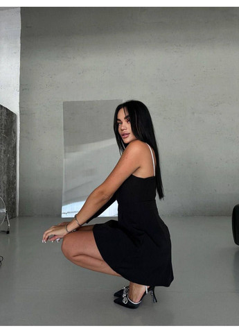 Черное праздничный платье мини нарядное LeVi