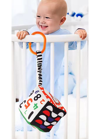 Іграшка-підвіска брязкальце геометрична фігура з дзеркалом 0+ No Brand (363188186)