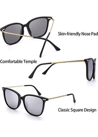 Квадратні поляризовані сонцезахисні окуляри LVIOE для жінок A05 No Brand (300657648)