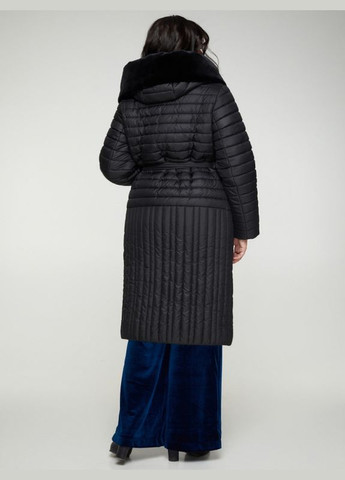 Черное зимнее Пальто Мия Mirage