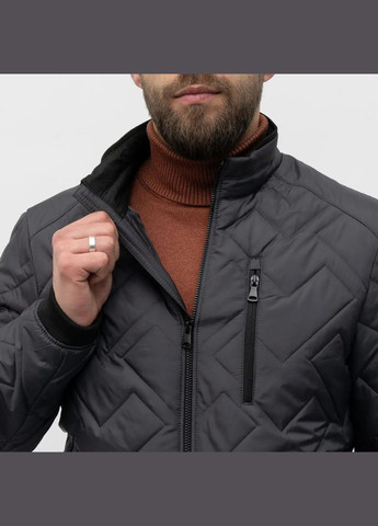 Графитовая демисезонная мужская демисезонная куртка большого размера SK