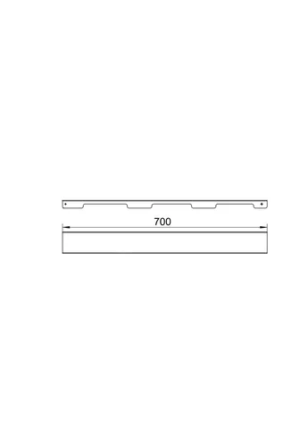 Решітка для лінійного трапа SUS304 Grate FA700 (NKS) Qtap Grate FА (402302102)