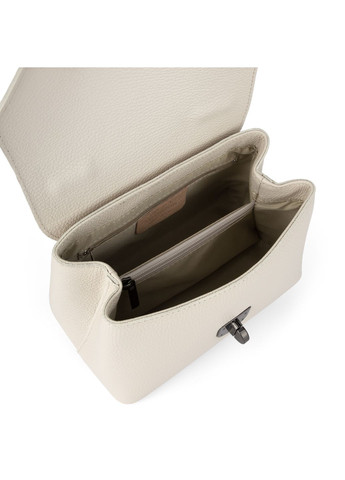 Сумка женская кожаная маленькая 03342 бежевая Virginia Conti (337464048)