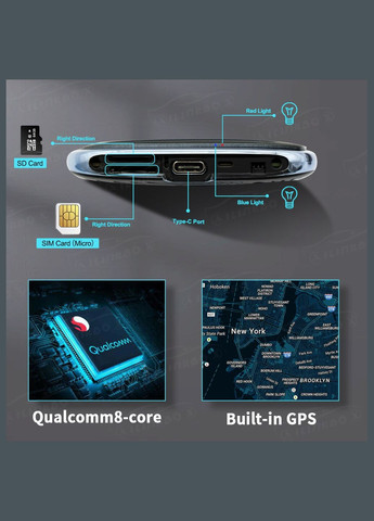 Автомобильный CarPlay Mini Box UX-999 Max / 64 ГБ / Android 10 No Brand (323016891)