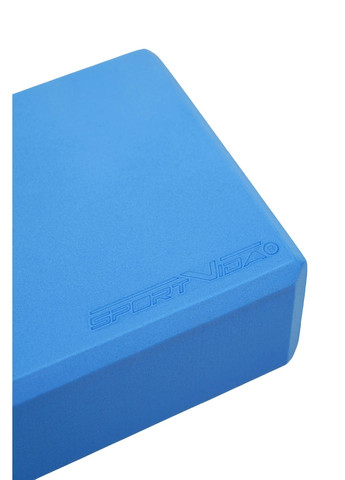 Блок для йоги EVA 23 x 15 x 7.6 см SVEZ0069 Blue SportVida sv-ez0069 (277162522)