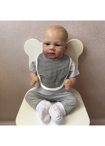 М’яконабивна лялька хлопчик 46 см реалістичний пупс Reborn (363264047)