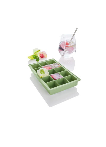 Силиконовая форма для льда Большие Кубики зеленый Ernesto (315820509)