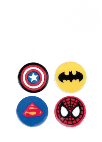 Детский набор для лепки из полимерной глины "Значки Супергерои" (ПГ007) PG-007 значки УМНЯШКА (304405139)