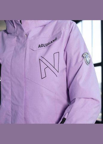 Сиреневая зимняя горнолыжная куртка женская Aolugang куртка лижна
