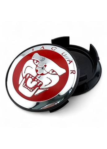 Колпачки в диски Ягуар для дисков 59/50 мм. Красные (4 шт.) Jaguar (354698561)