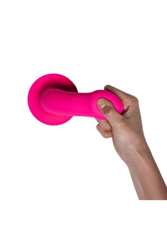 Фаллоимитатор термореактивный Adrien Lastic Hitsens 2 двойной плотности, на присоске, розовый No Brand (330617766)