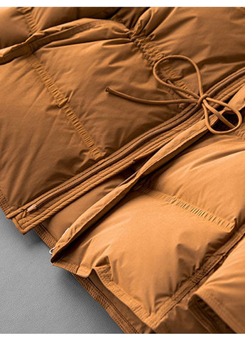 Коричнева демісезонна жіноча демісезонна пухова куртка коричневий Forza Viva