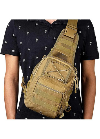 Мужская сумка кроссбоди, Мужская сумка рюкзак слинг, Сумка через плечо MC-263 военной окраски No Brand (354825256)