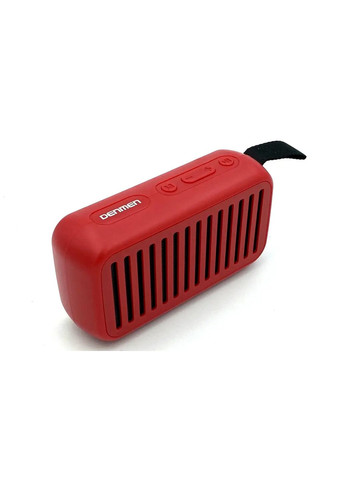 Портативная колонка Bluetooth DR08 Red, AUX, Micro-SD card, USB Denmen (362915736)