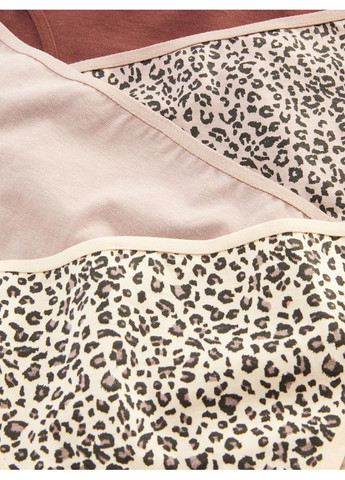 Трусики-сліп з високою талією для жінки Cares BDO93431 бежевий Primark С эластичным поясом (357133100)