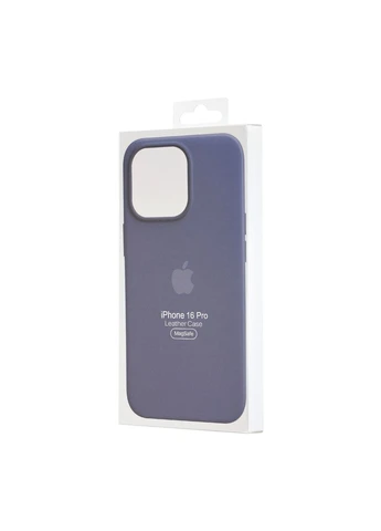 Чохол Leather MagSafe захист камери для iPhone 16 Pro лавандовий Case (370167936)