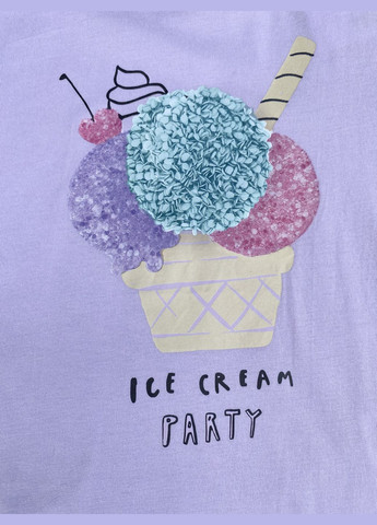 Лавандова літня футболка для дівчинк Primark