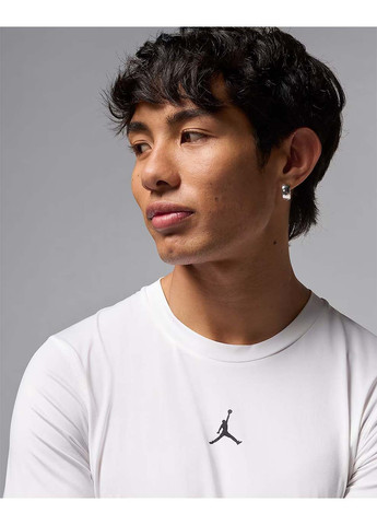 Чоловічий Лонгслів M DF SPRT LS BASELAYER Білий Jordan білий