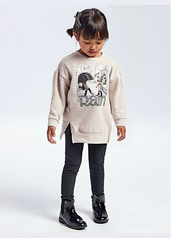 Бежевый комплект для девочки Mayoral