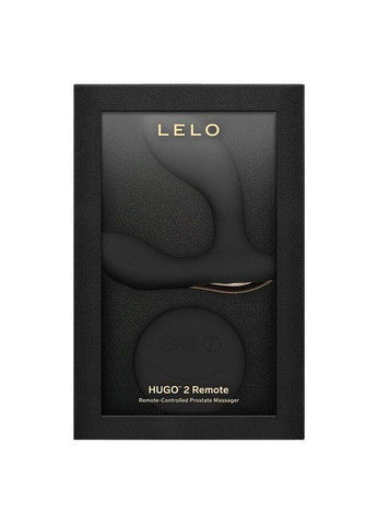 Масажер простати Hugo 2 Remote Black, 2 мотори, дуже потужний, пульт ДК Lelo (303890718)
