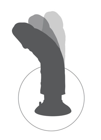 Вибратор King Cock с мошонкой 13,3 см на съёмной присоске No Brand (284728728)