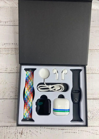 Комплект Infinity Smart Watch 8 + дополнительный стильный ремешок + Наушники Pro 4, Black No Brand (369963527)