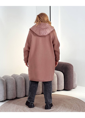 Жіночий демісезонний теплий кардиган сірого кольору New Trend (357490043)