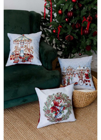 Подушка гобеленова Дзвіночки CAROUSEL 45х45 см Прованс (366970016)