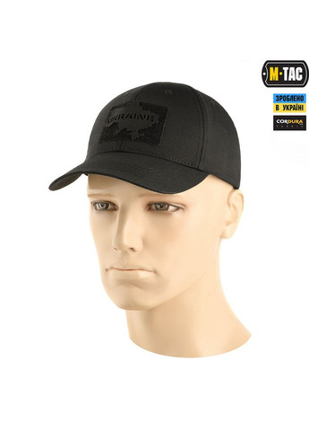 Нашивка Ukraine (контур) сквозная Laser Cut Black M-TAC (315047830)