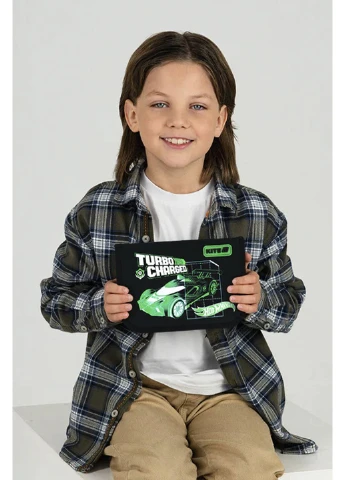 Пенал шкільний Hot Wheels колір чорний TSB-00297721 Kite (398625669)