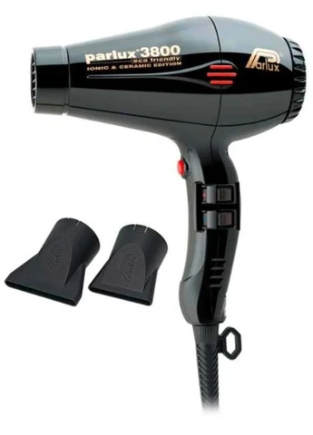 Профессиональный фен 3800 EcoFriedly Ceramic & Ionic - Black 2100W Parlux (363023881)