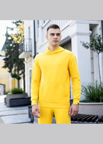 Мужское демисезонное худи желтое No Brand (346085205)