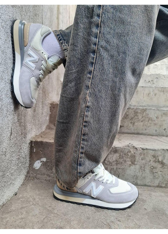 КРОССОВКИ ЖЕНСКИЕ NEW BALANCE 574 LEGACY BEIGE / WHITE НЬЮ БЕЛАНС 574 No Brand белые демисезоны (368854954)