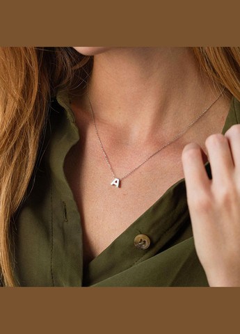 Золоте кольє з літерою Н кол01254Н 44 Oniks (264023582)